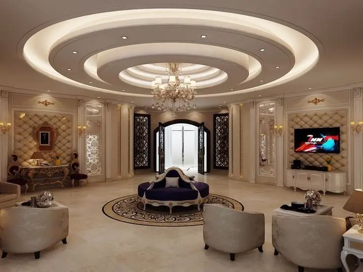 ديكورات داخلية فخمة للفلل والقصور